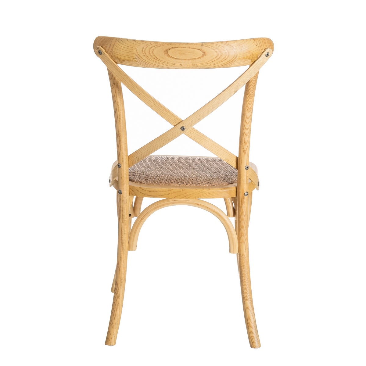 Pack de 4 sillas aspas natural de madera de olmo