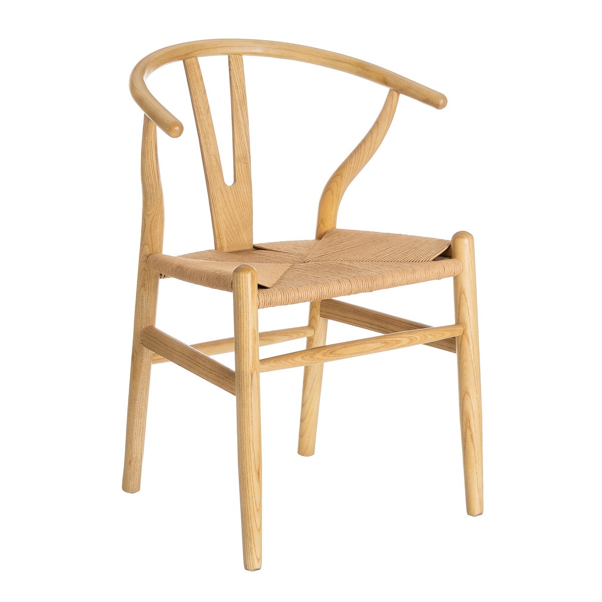 Pack de 4 sillas natural de madera de olmo