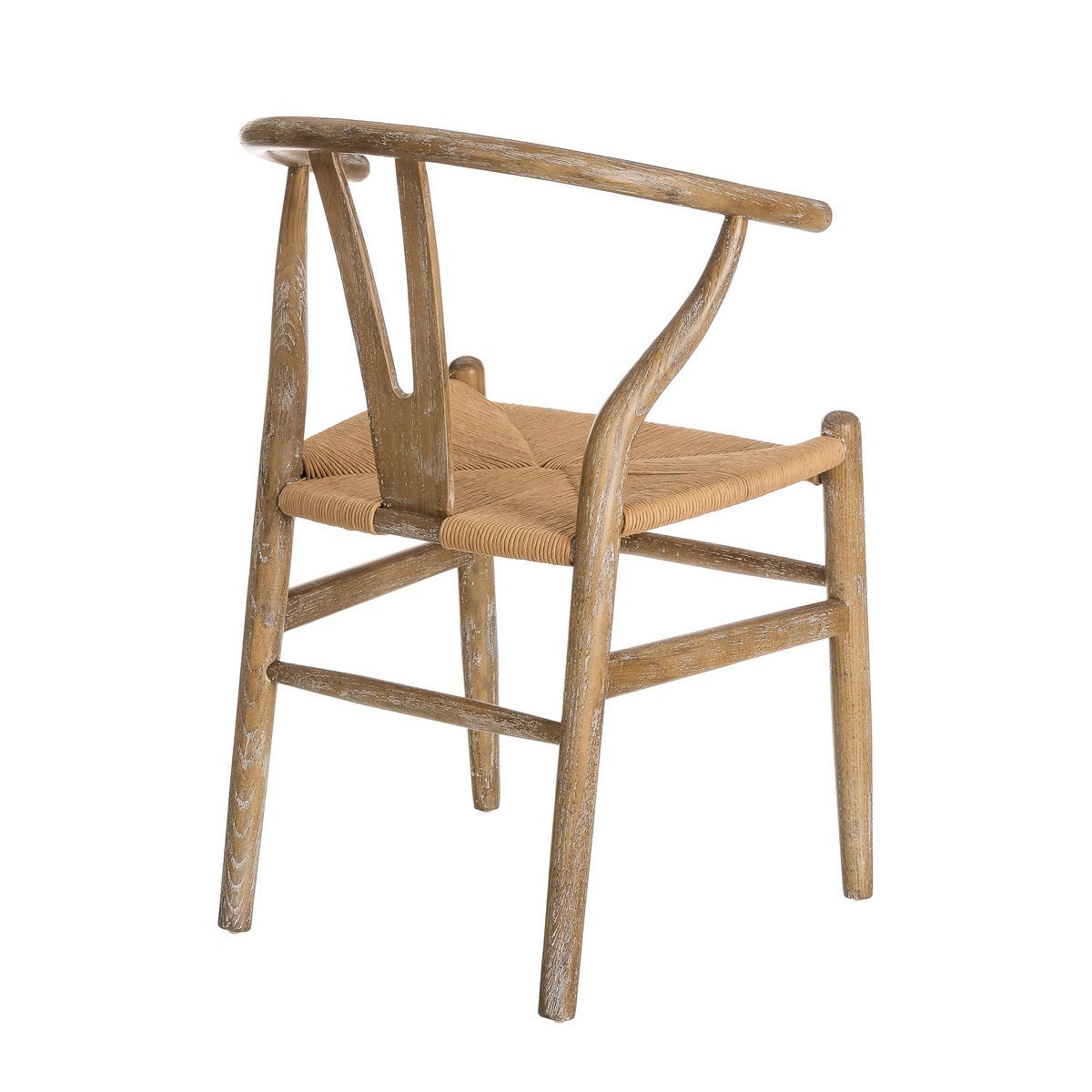 Pack de 4 sillas marrones de madera de olmo