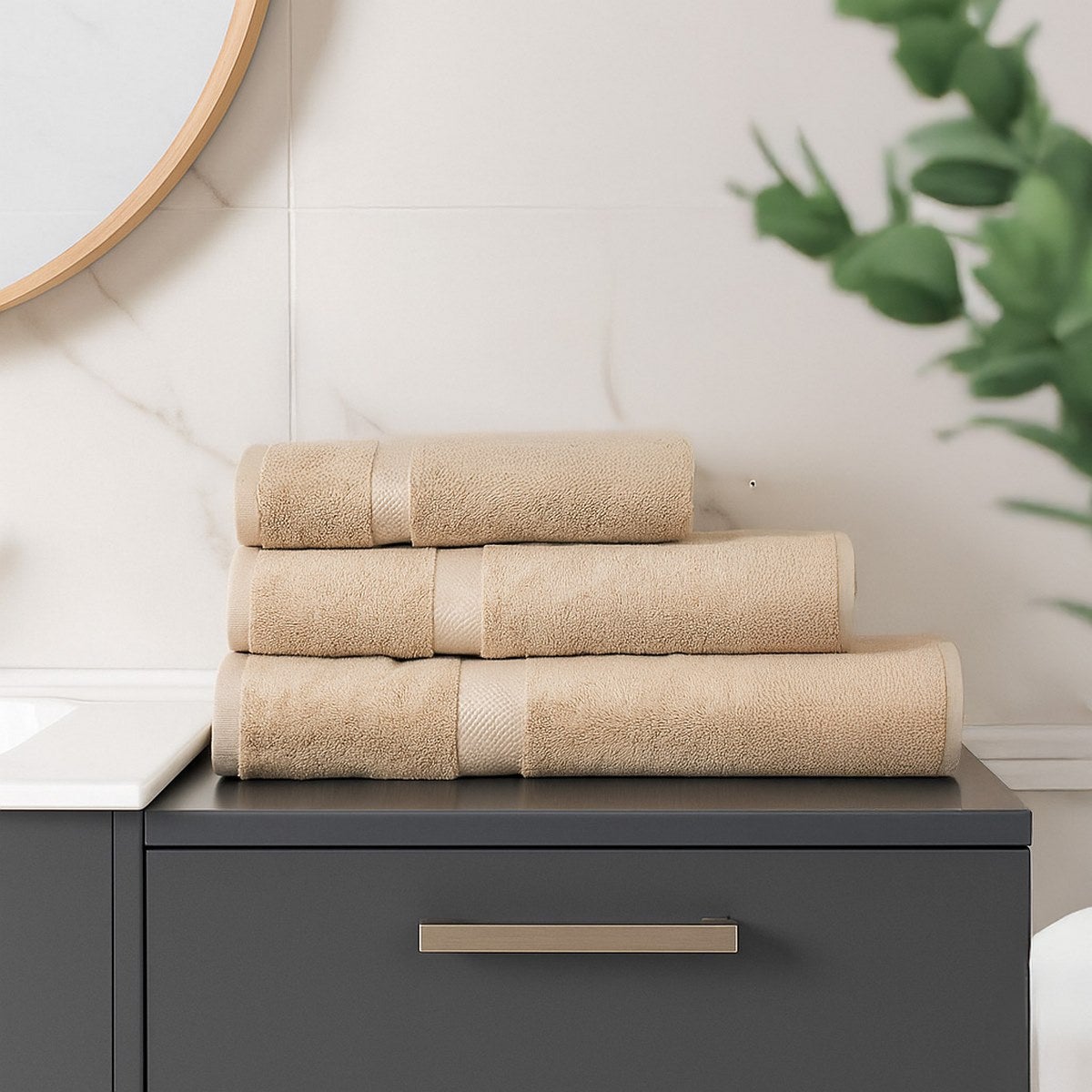 Toalla Beige 100x50
