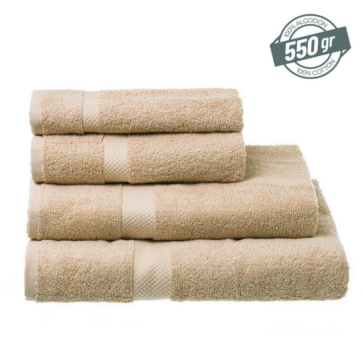 Toalla Beige 150x100 6Pz
