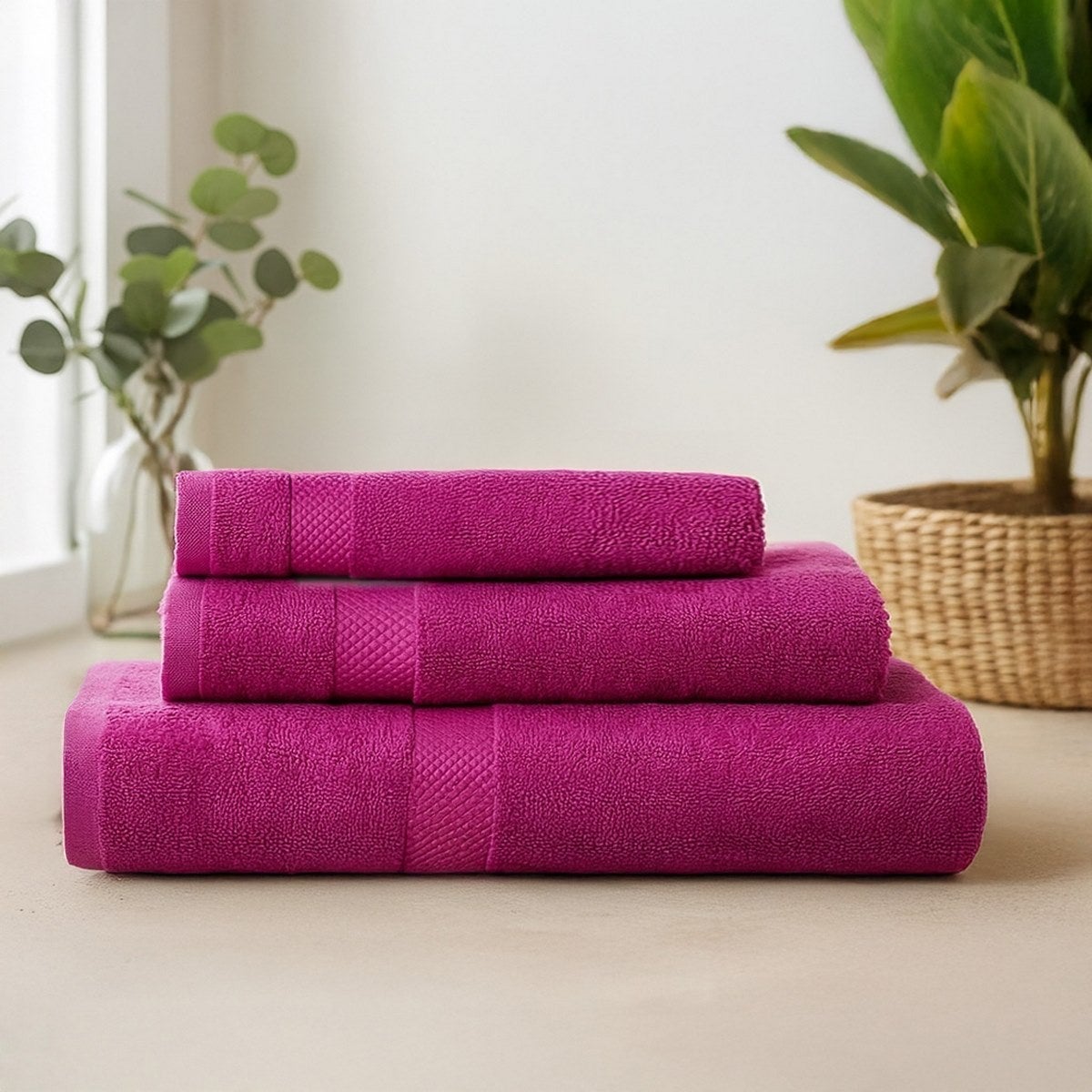 Toalla Fucsia 140x70 cm