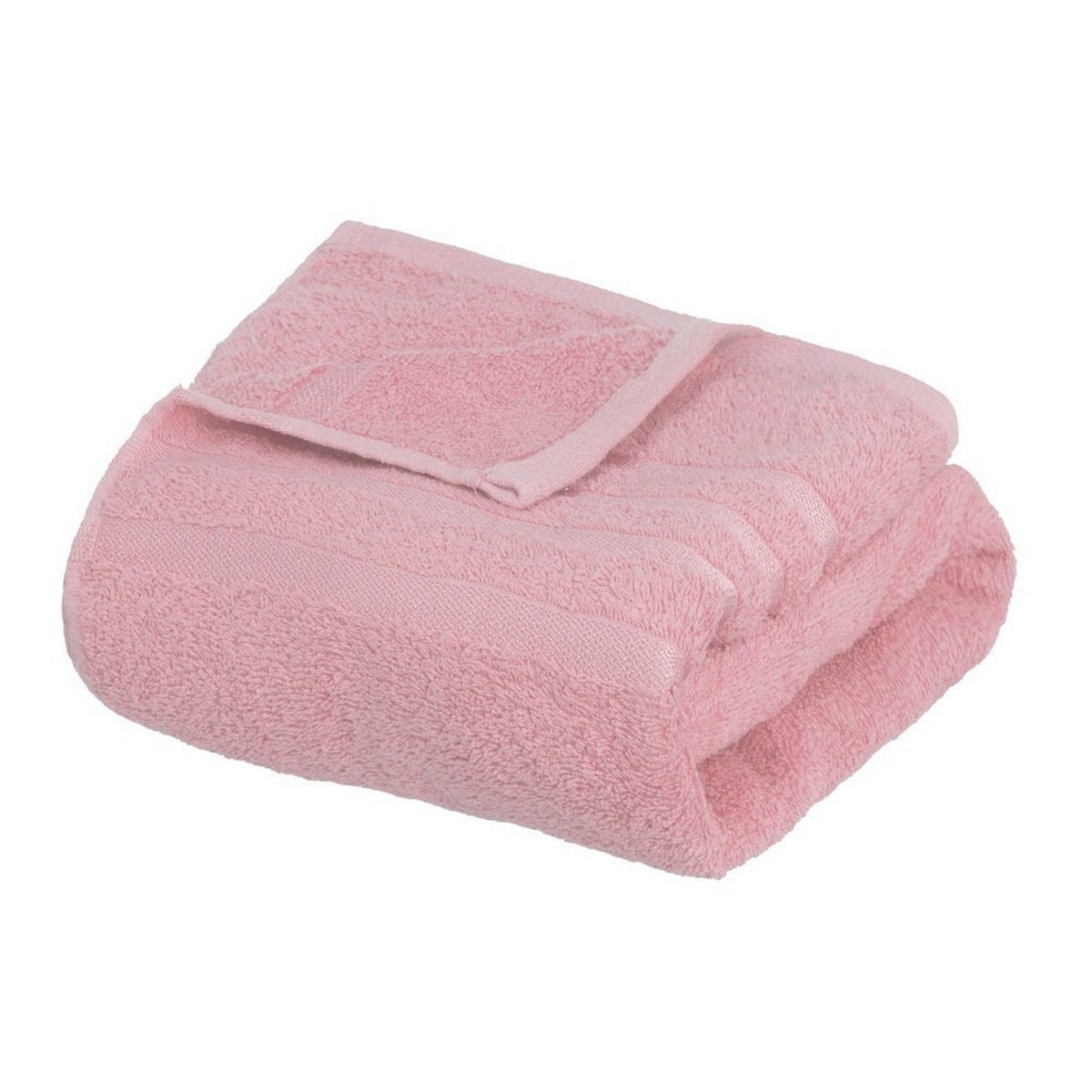 Juego de 8 toallas de baño color rosa de 140x70 cm de 450gr/m²