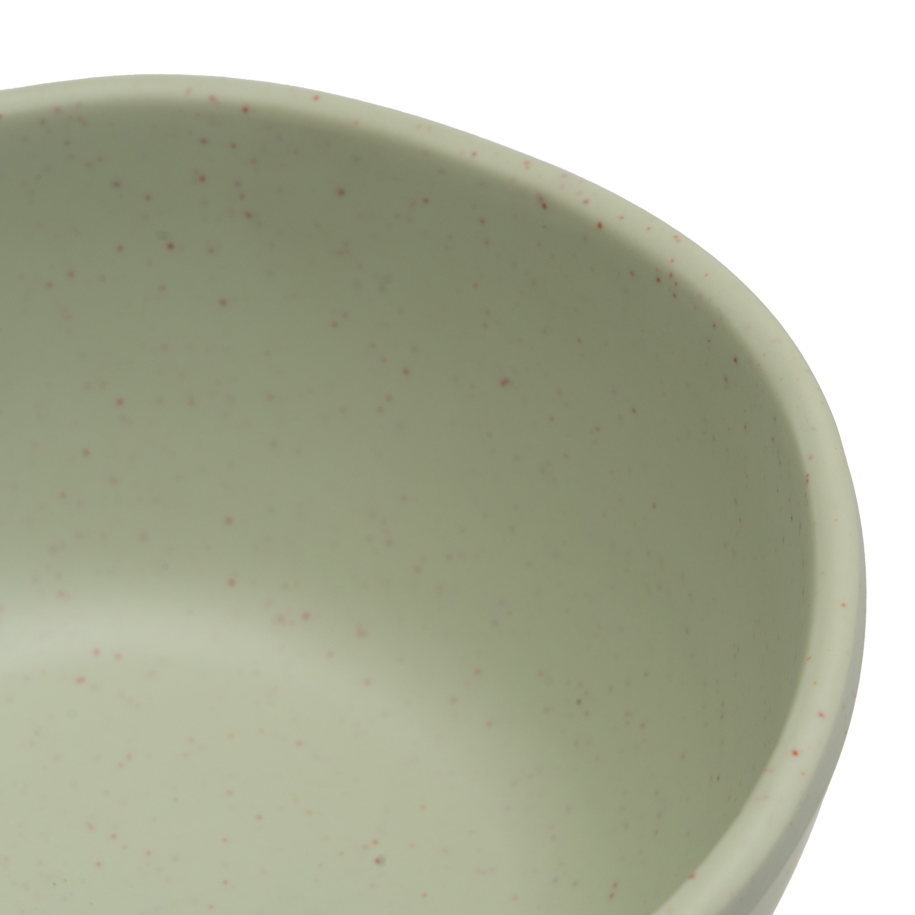 Juego de 6 boles pequeños de melamina verde de 11 cm