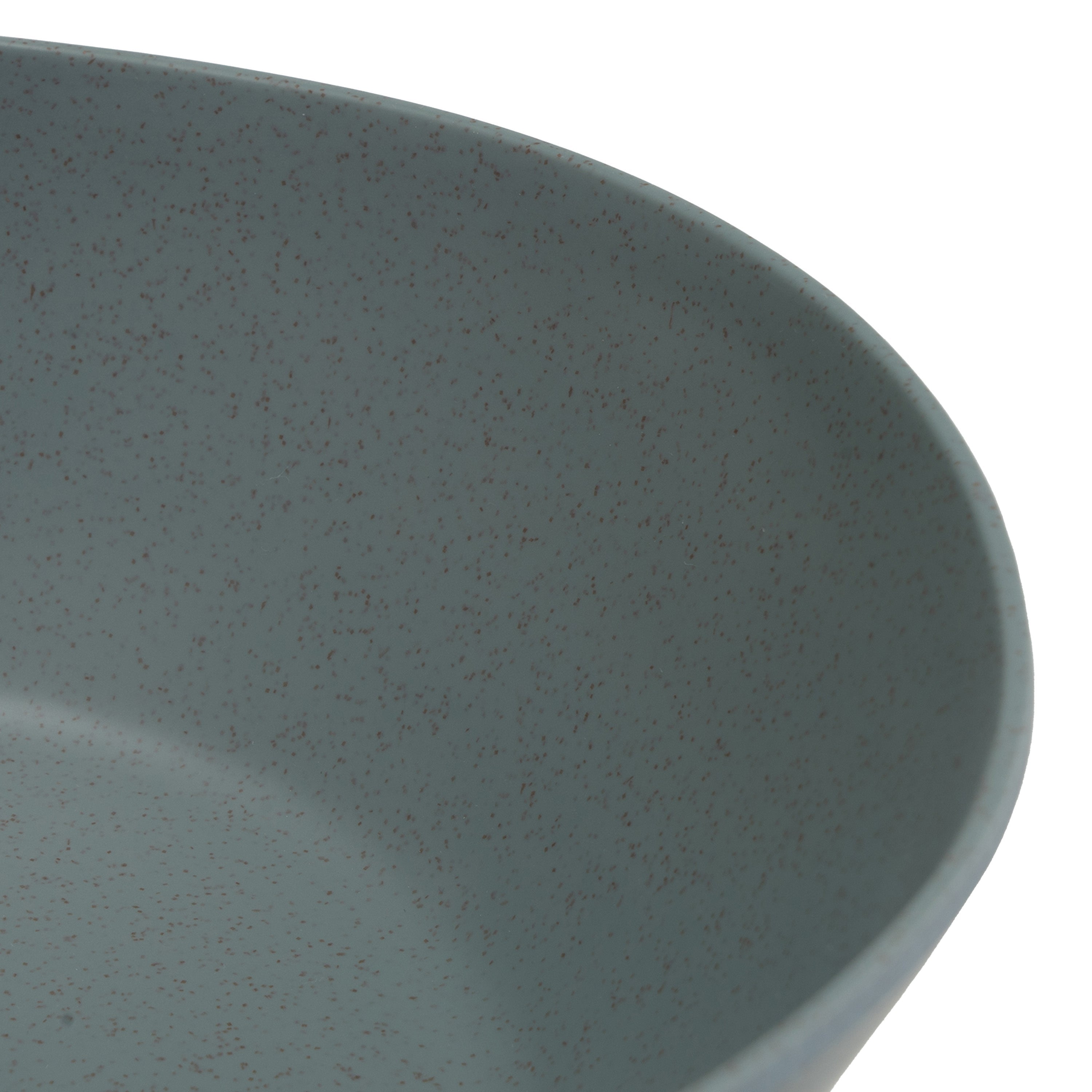 Juego de 3 ensaladeras de melamina azul de 23 cm
