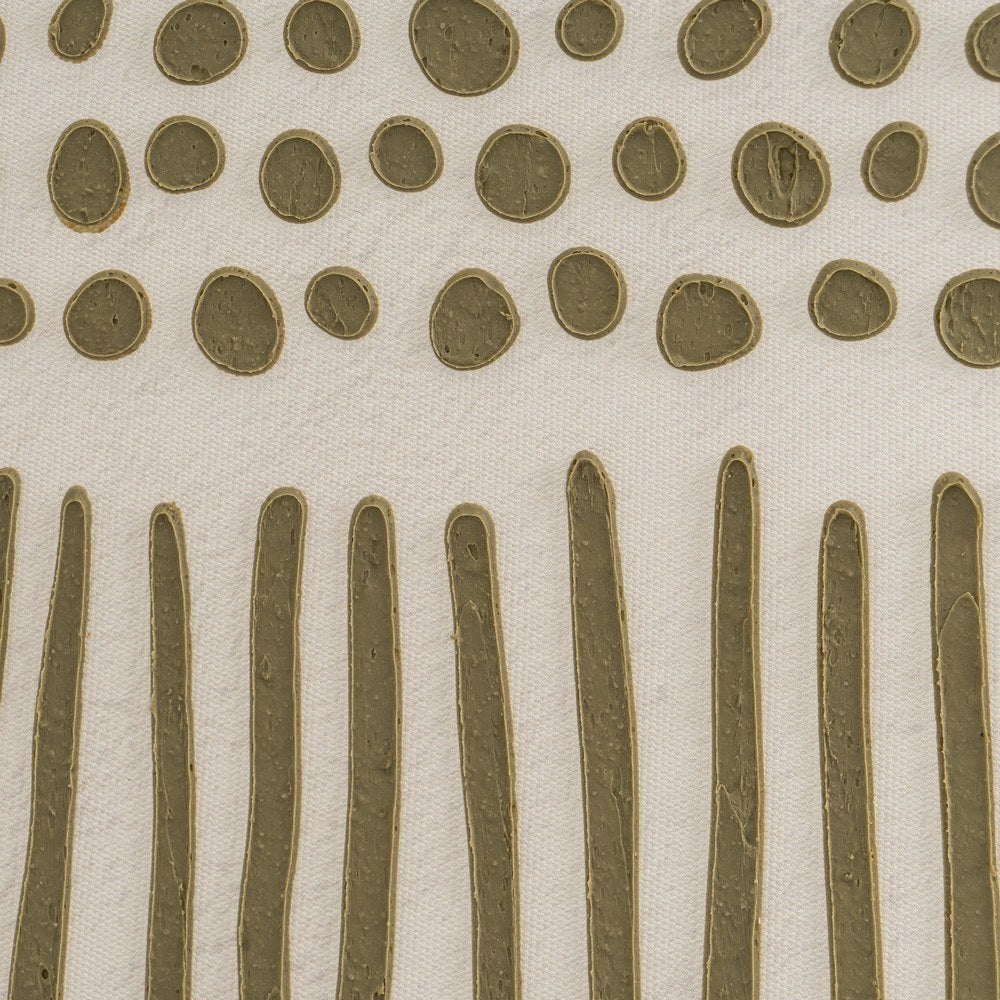 Set 2 cuadros abstractos decorativos beige con marco de 70x50 cm