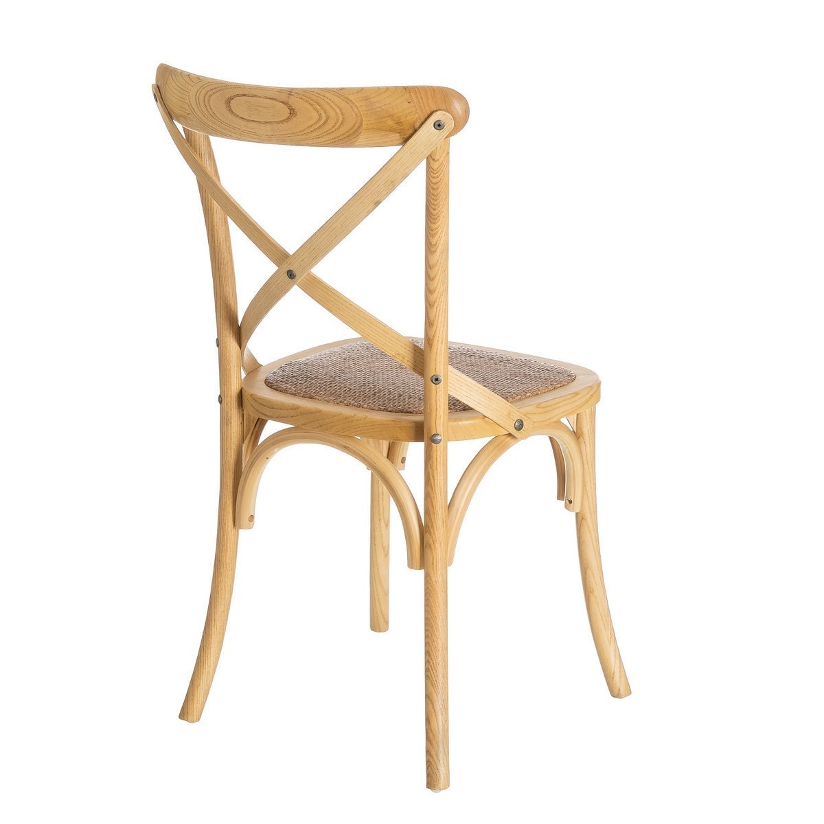Silla aspas natural de madera de olmo