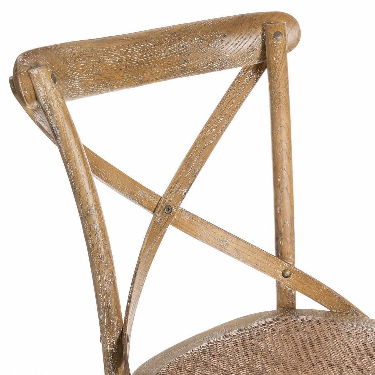 Silla aspas marrón de madera de olmo