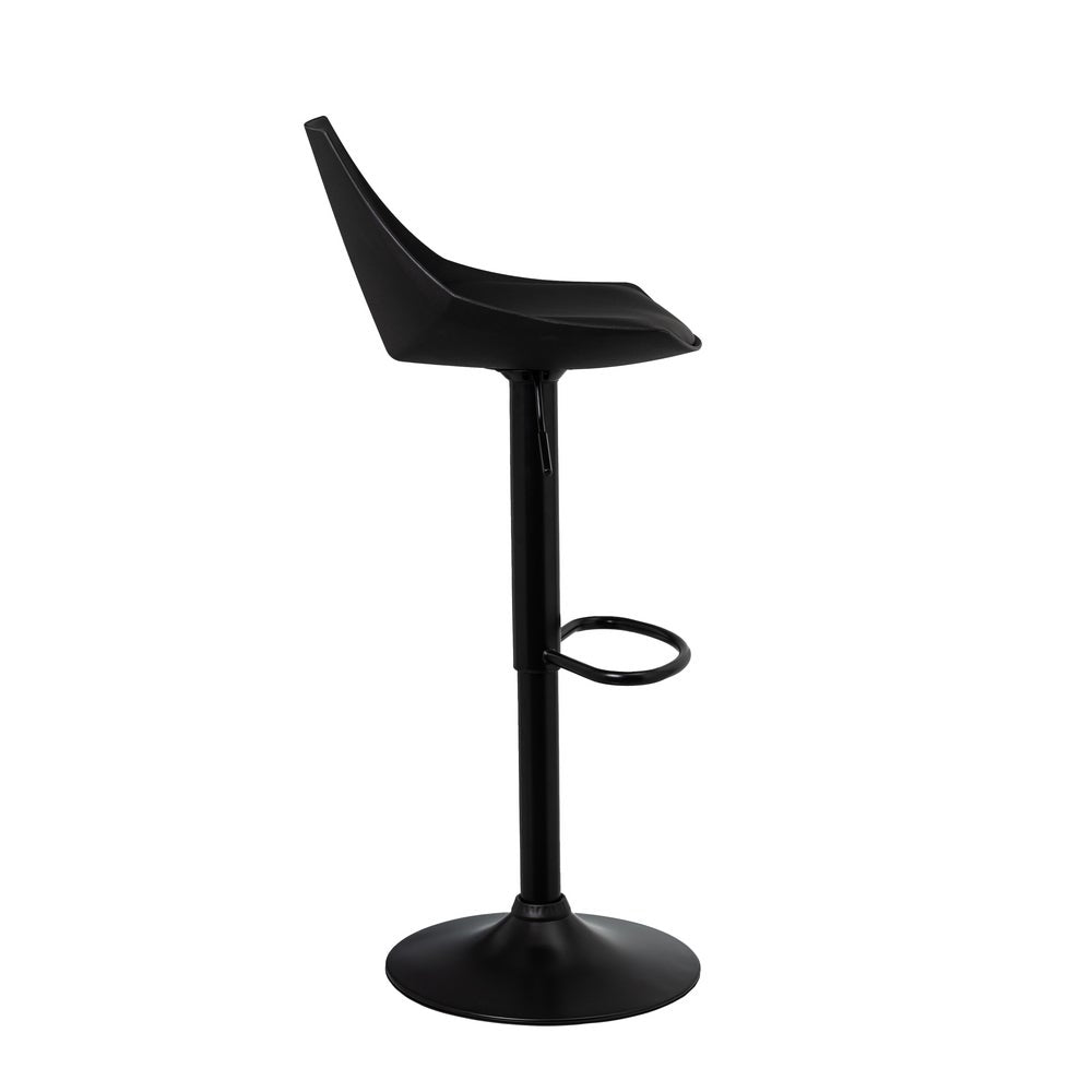 Taburete alto giratorio ajustable en altura con pie de metal
