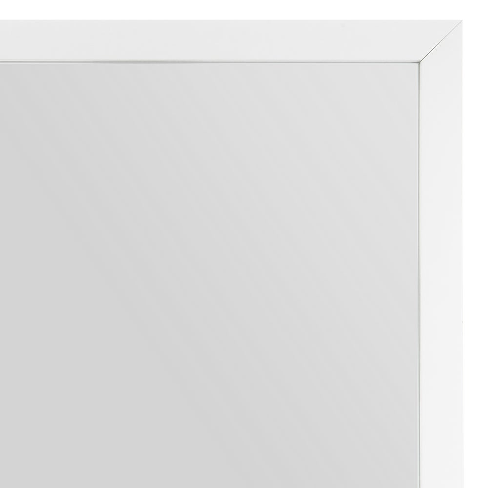 Espejo de pie blanco de 153x33 cm