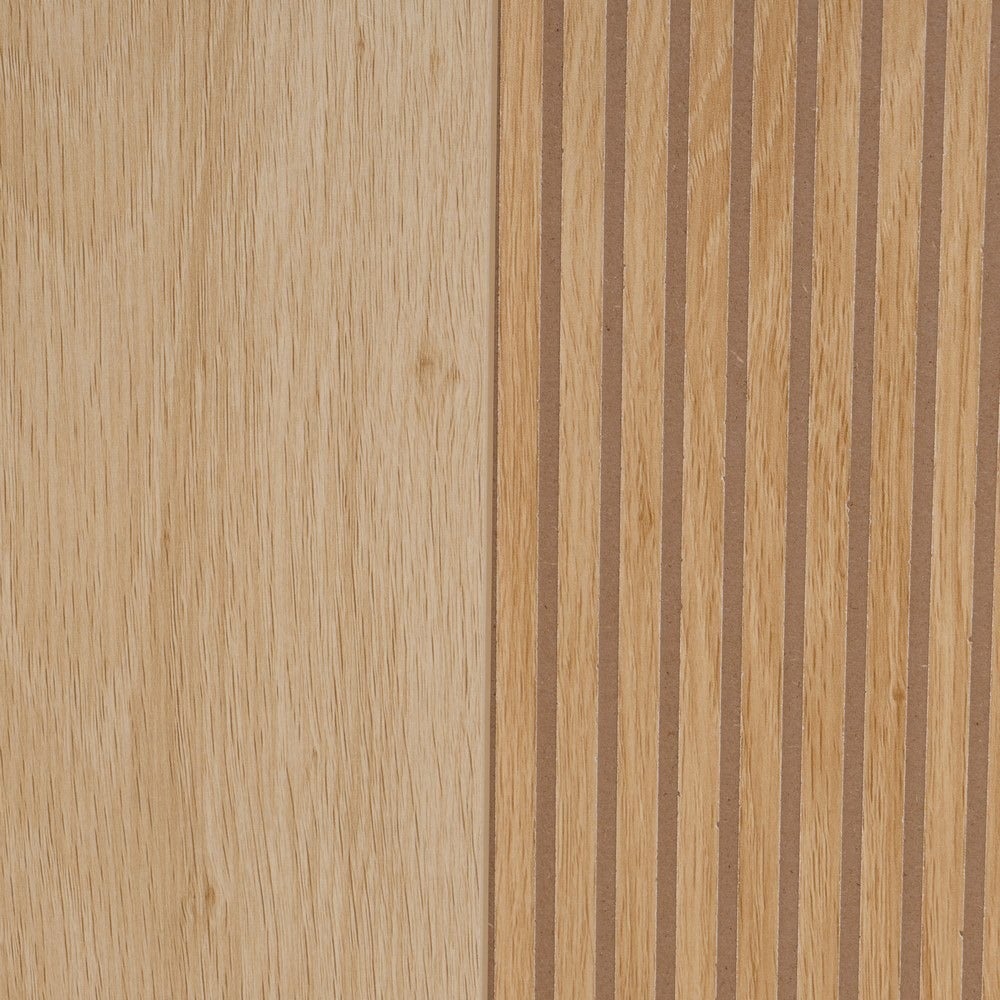 Aparador Naroa color roble con 2 puertas correderas 115x39x90 cm