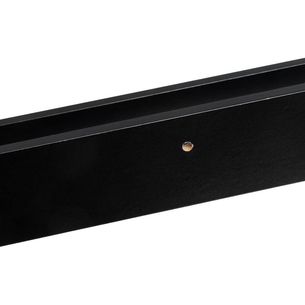 Estante repisa para cuadros de MDF negro de 60 cm