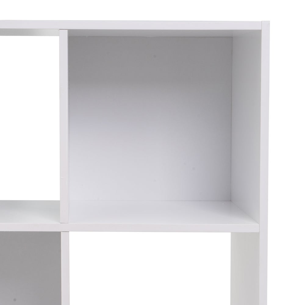 Estantería cubo con estantes de MDF blanca de 60x120 cm