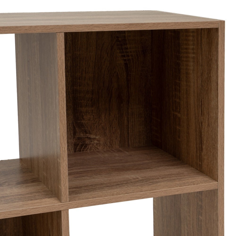 Estantería cubo con estantes de MDF color natural de 60x62 cm