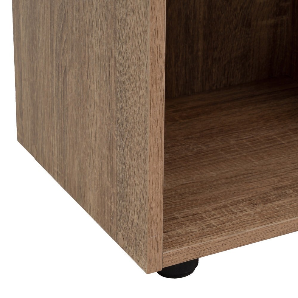 Estantería cubo con estantes de MDF color natural de 60x62 cm