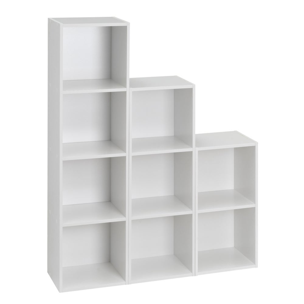 Estanteria Cube Blanca de 2 Baldas de 54x30x24 cm