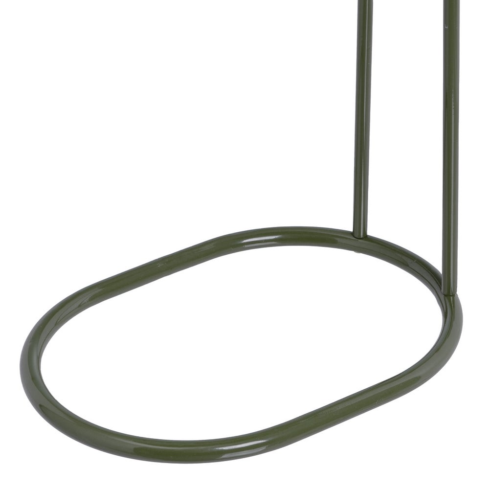 Mesa Auxiliar Lateral Metálica Verde 45x28x49 cm