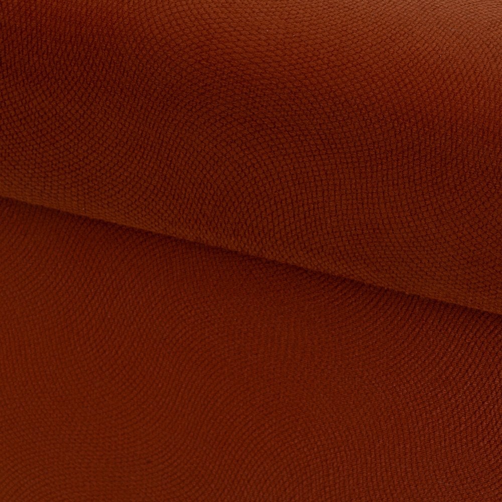 Puf arcón plegable color rojo para almacenaje con tapa de 76x38x38cm