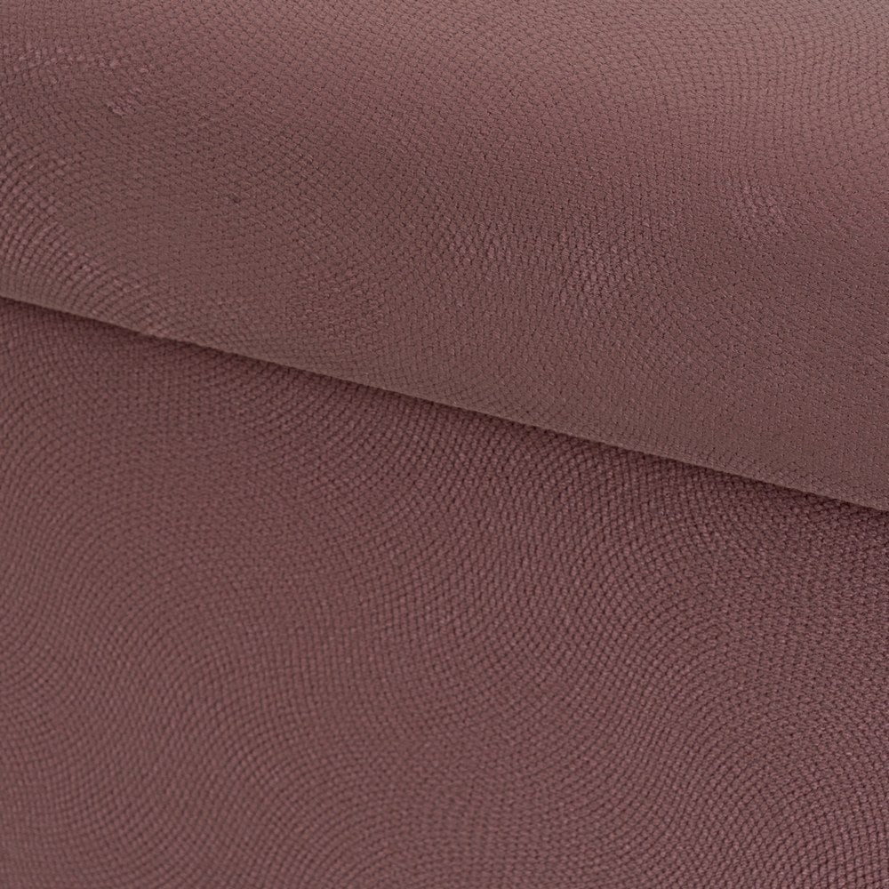 Puf arcón plegable color malva para almacenaje con tapa de 76x38x38cm