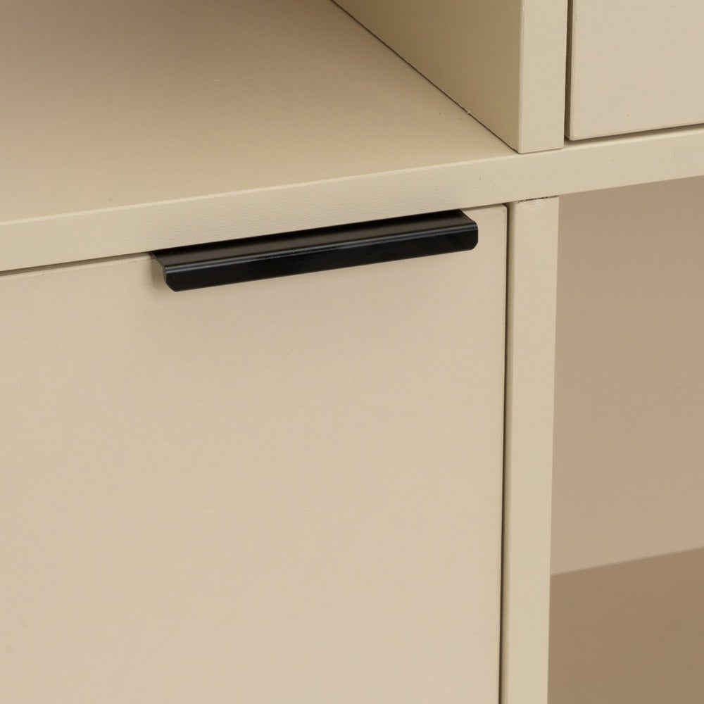 Estanteria Mei con 2 Puertas Beige 60x30x62 cm