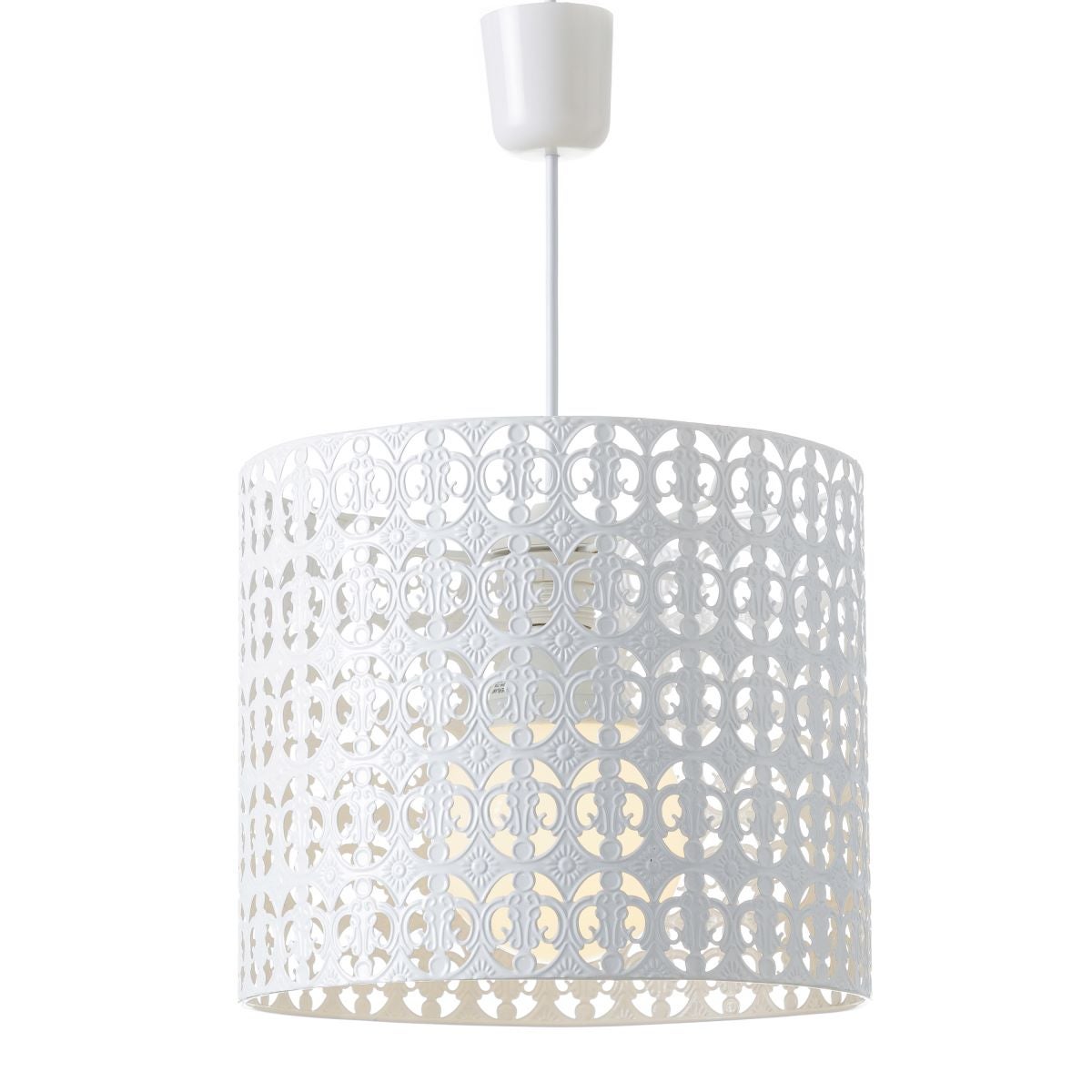 Lámpara de techo árabe blanca de metal para cocina Arabia -