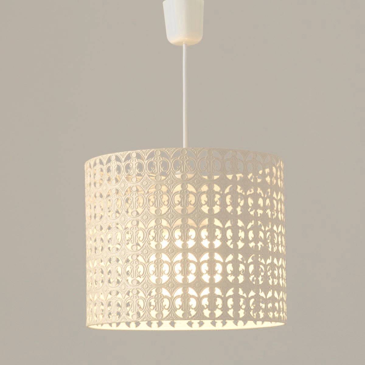 Lámpara de techo árabe beige de metal para cocina Arabia -