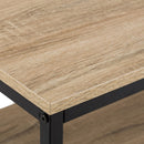 Mueble TV Moderno de Acero Negro con 2 cajones de 57x39x120 cm