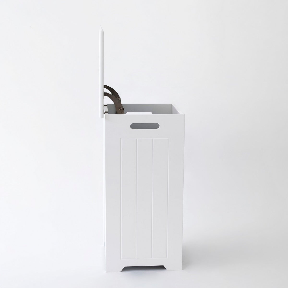 Cesto de ropa arcón blanco contemporáneo de 60x30x30 cm