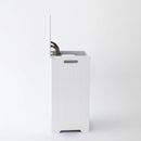 Cesto de ropa arcón blanco contemporáneo de 60x30x30 cm
