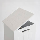 Cesto de ropa arcón blanco contemporáneo de 60x30x30 cm
