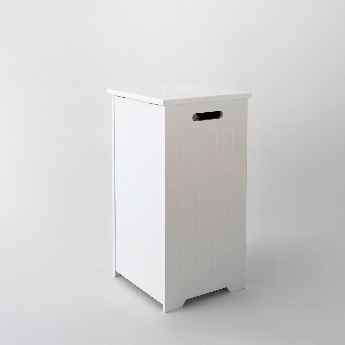Cesto de ropa arcón blanco contemporáneo de 60x30x30 cm