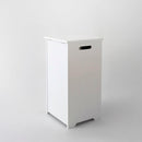 Cesto de ropa arcón blanco contemporáneo de 60x30x30 cm