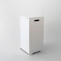 Cesto de ropa arcón blanco contemporáneo de 60x30x30 cm