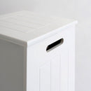 Cesto de ropa arcón blanco contemporáneo de 60x30x30 cm