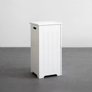 Cesto de ropa arcón blanco contemporáneo de 60x30x30 cm