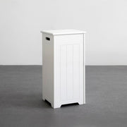Cesto de roupa branco contemporâneo 60x30x30 cm