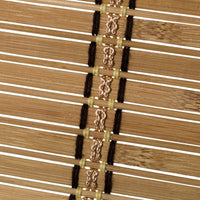 Estor enrollable beige de láminas de bambú de 160x180 cm