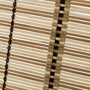 Estor enrollable beige de varillas de bambú de 120x180 cm