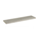 Estante de pared flotante de madera MDF gris de 23x100 cm