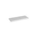 Estante de pared flotante de madera MDF blanco de 23x60 cm