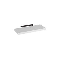 Estante de pared flotante de madera MDF blanco de 23x60 cm