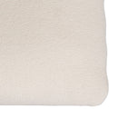 Banqueta de tocador de madera de paulonia blanca de 38x29x45 cm