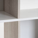 Estantería cubo de madera MDF blanca  de 60x29x120 cm