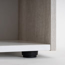 Estantería cubo de madera MDF blanca  de 60x29x120 cm