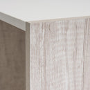 Estantería cubo de madera MDF blanca  de 60x29x120 cm