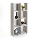 Estantería cubo de madera MDF blanca  de 60x29x120 cm