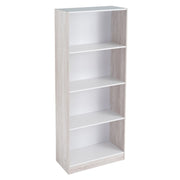 Estante de 3 prateleiras em MDF branco 60x29x147 cm