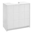 Mueble bajo lavabo pie de tablero laminado blanco de 56x30x60 cm