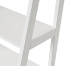 Estantería escalera con 4 estantes blanca de 43x90 cm