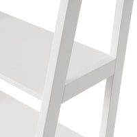 Estantería escalera con 4 estantes blanca de 43x90 cm